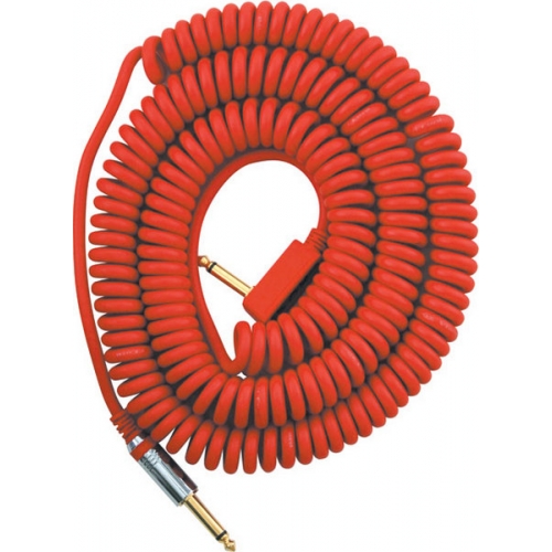 VOX Vintage Coiled Cable гитарный кабель, красный