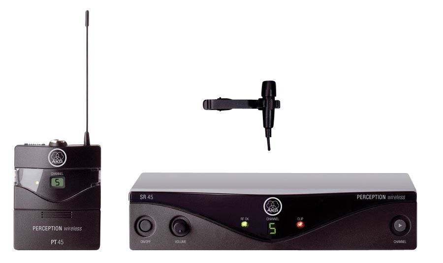 AKG Perception Wireless 45 Pres Set BD-A (530-560): радиосистема, петличный микрофон CK99 