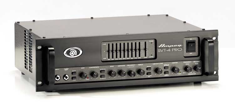 AMPEG SVT-4PRO - усилитель для бас гитары , ламповый преамп (3Х12AX7) 2х490Вт/ 4Ом