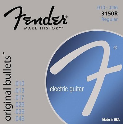 FENDER STRINGS NEW ORIGINAL BULLET 3150R PURE NKL BLT END 10-46 струны для электрогитары, никель 