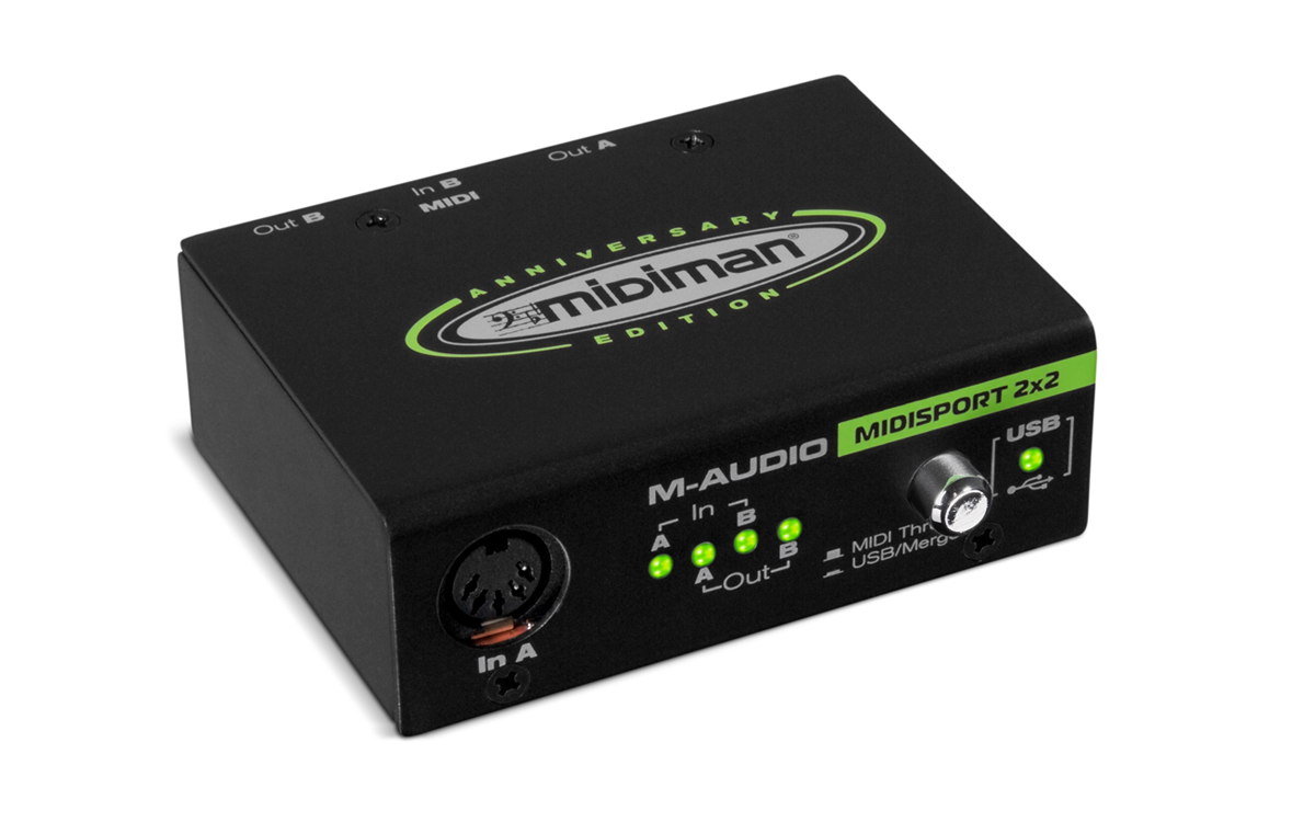 M-Audio MidiSport 2x2 USB - Внешний (USB) MIDI интерфейс: 2 входа, 2 выхода