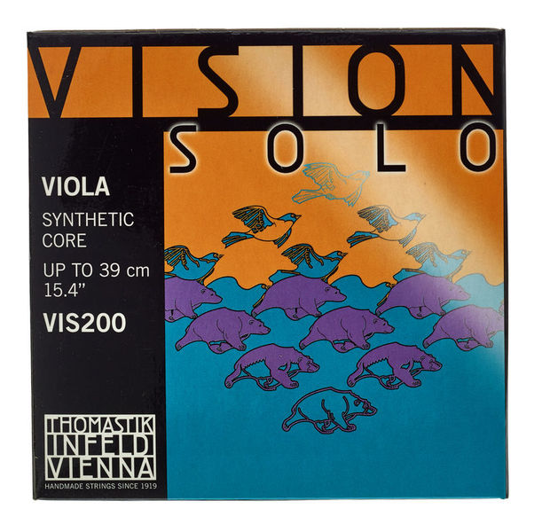 Thomastik VIS200 Vision Solo Комплект струн для альта размером 4/4, среднее натяжение