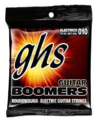 GHS Boomers GBL  Струны для электрогитары; никел.сталь; кругл.обм. (10-13-17-26-36-46)