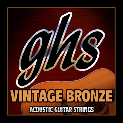 GHS STRINGS VN-XL VINTAGE BRONZE набор струн для 6-струнной акустической гитары, 11-50