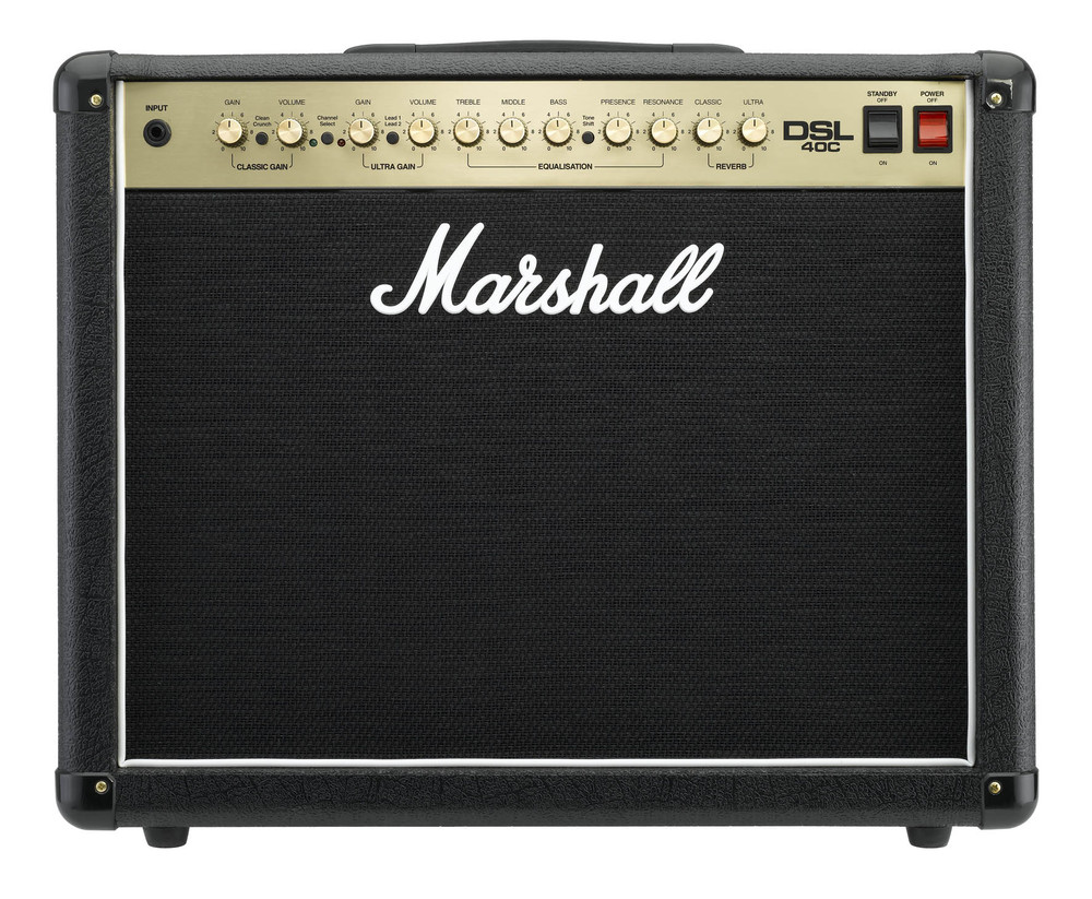 MARSHALL DSL40C - усилитель гитарный ламповый 40Вт, комбо, 2 канала (4 режима)