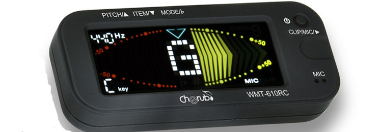 Cherub WMT-610RC Цифровой тюнер-метроном на поворотной прищепке. 