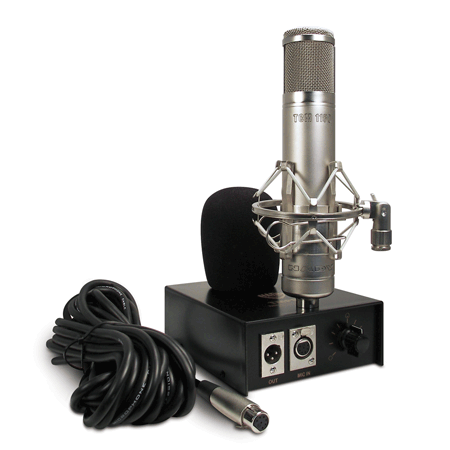 Nady TCM 1150 - "Студийный ламповый (12AT7) конденсаторный микрофон, двойная позолоченная диафрагма 