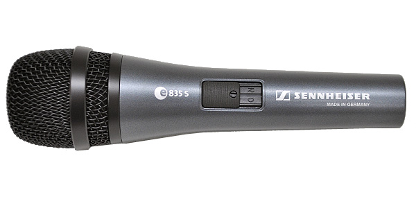 SENNHEISER E 835-S Динамический вокальный микрофон с выключателем, кардиоида