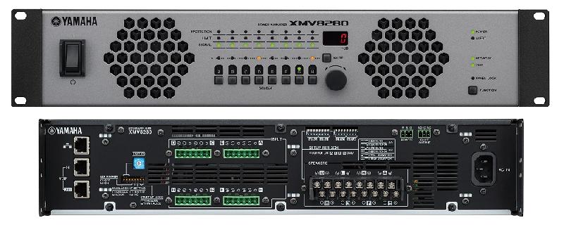 Yamaha XMV8280-D - Многоканальный трансляционный усилитель мощности, Dante
