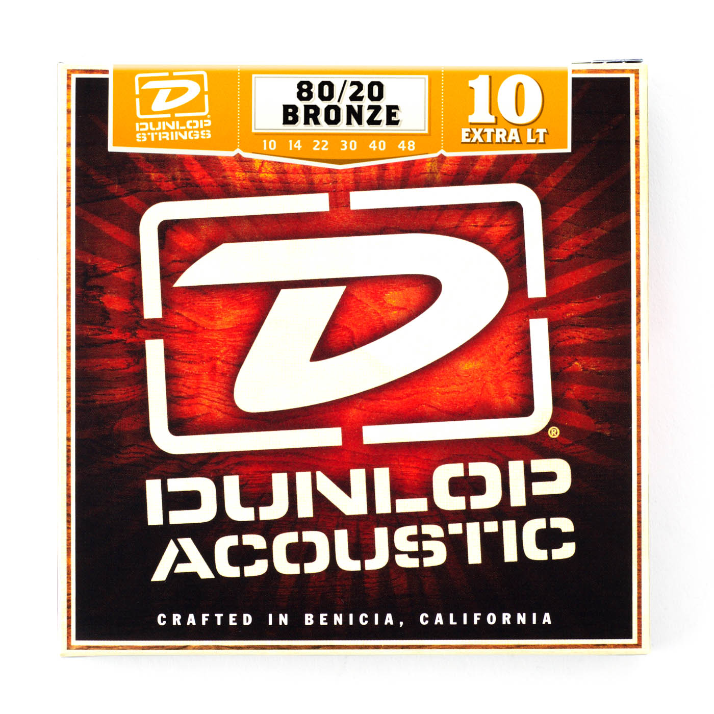 Dunlop DAB1048  струны для акустической гитары Bronze 80/20 Extra Light 10-48