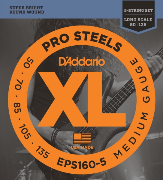 D'ADDARIO EPS160-5 - Струны для 5-ти струнной бас-гитары