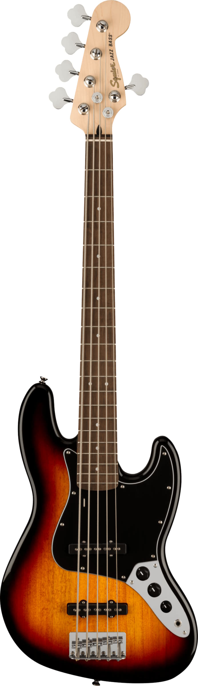 FENDER SQUIER Affinity 2021 Jazz Bass V LRL 3-Color Sunburst - бас-гитара 5-струнная, цвет санберст