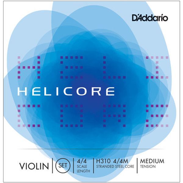 D'ADDARIO H310 4/4M Комплект струн для скрипки 4/4 Helicore, Medium Tension