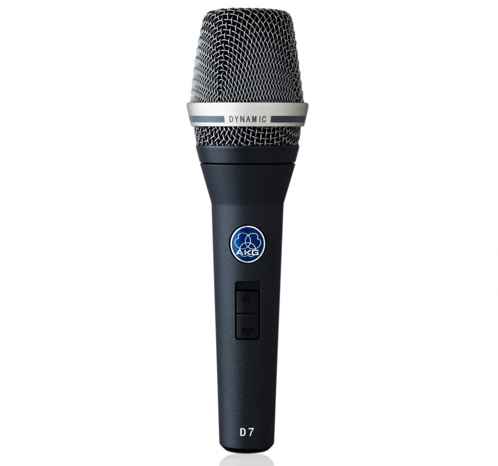 AKG D7S - микрофон вокальный класса Hi-End для сцены и записи в студии динамический суперкардиоидный