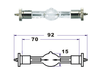 Лампа XENPOW HMQ 300 SFc10-4 6500K 750h Газоразрядная лампа. Аналог OSRAM HTI 300 DX