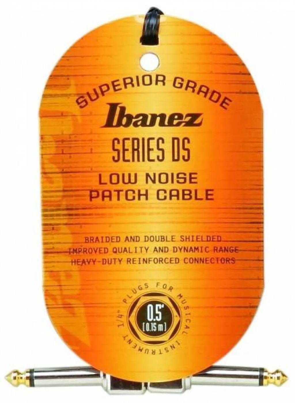 IBANEZ DSC05LL PATCH CABLE кабель для соединения педалей, 15см