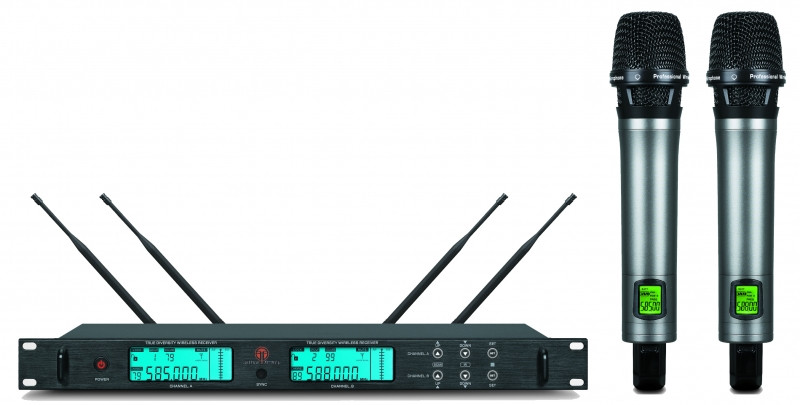 Arthur Forty U-9700C (UHF)  Вокальная радиосистема:2 микрофона + база
