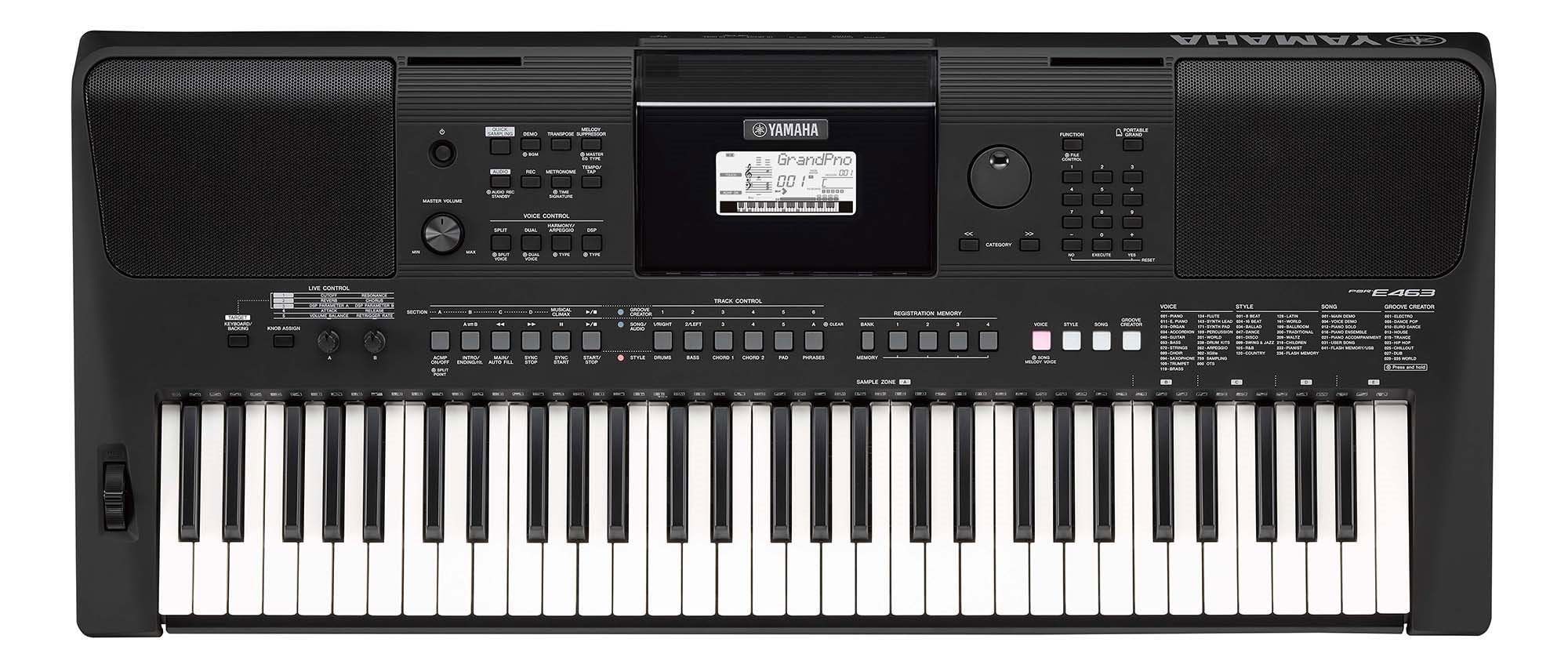 YAMAHA PSR-E463 - синтезатор с автоаккомпанементом 61 клавиша