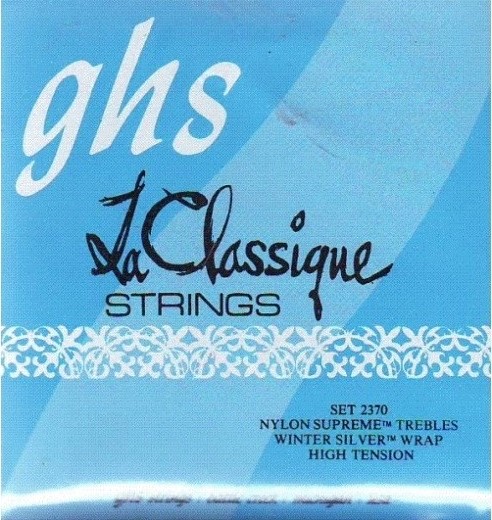 GHS STRINGS 2370 LA CLASSIQUE набор струн для классической гитары, нейлон/серебро, 29-43