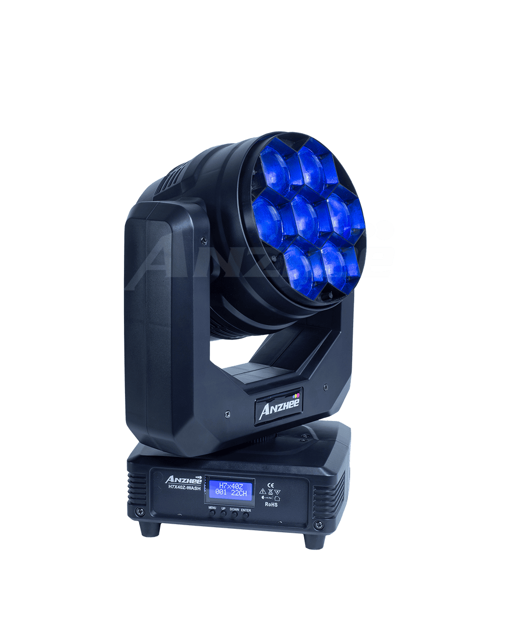 Anzhee H7x40Z-WASH -Cветодиодный вращающийся прожектор WASH BEAM