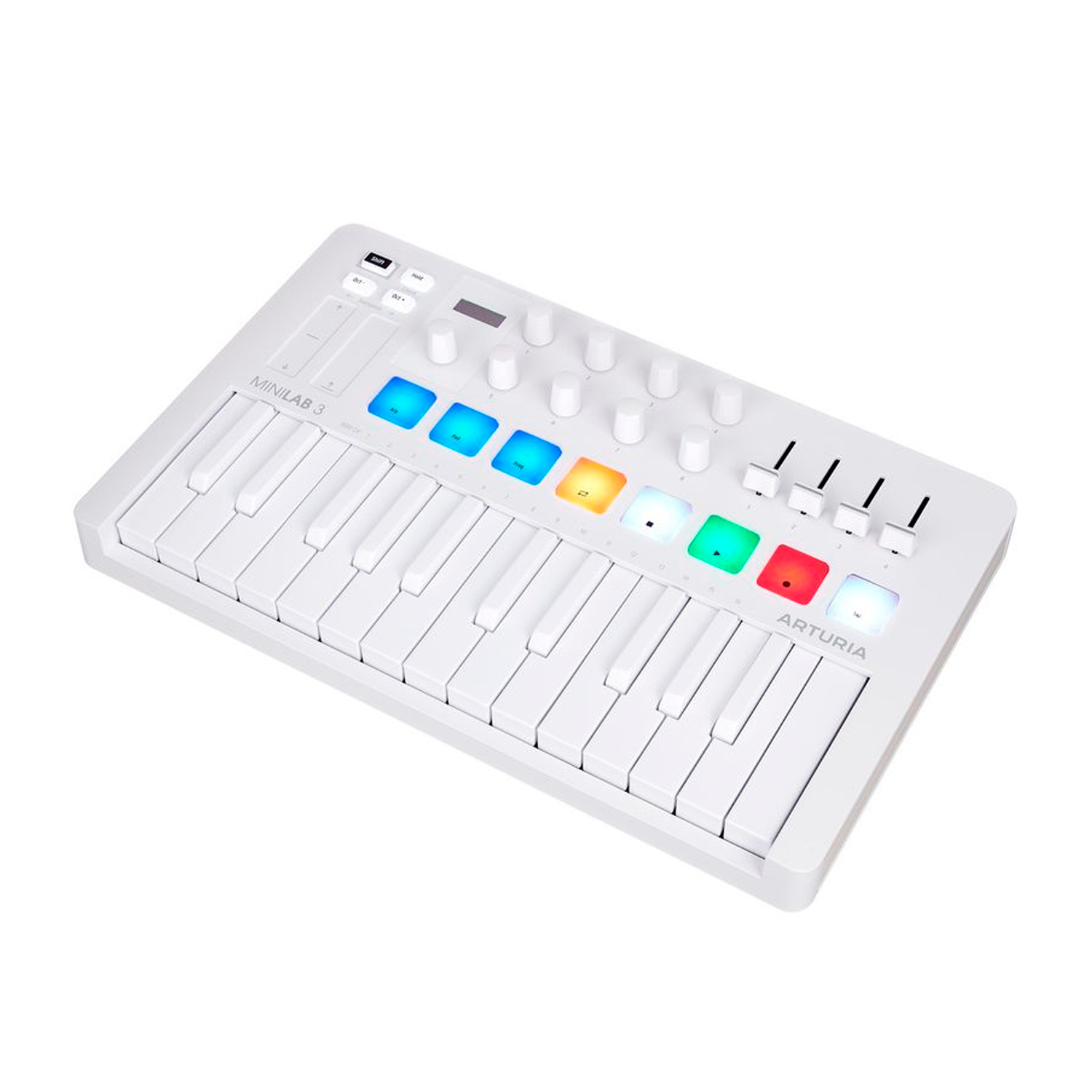 Arturia MiniLAB 3 Alpine White - 25 клавишная  MIDI-клавиатура - пэд-контроллер