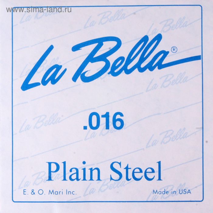La Bella CPS016 Отдельная струна диаметр 0,016, сталь
