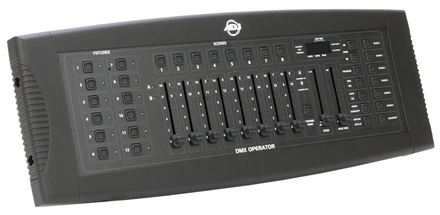American DJ DMX Operator I пульт управления светом DMX , 192 канала (12 приборов по 16 каналов)