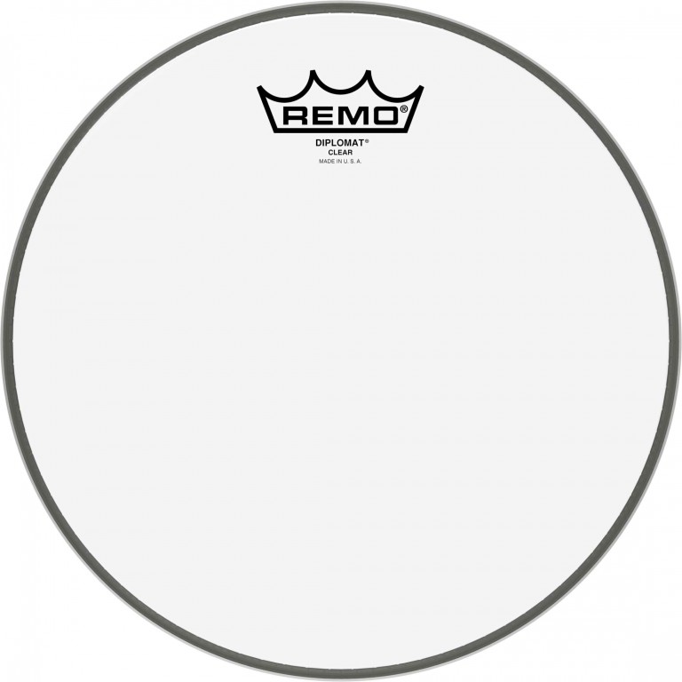 Remo BD-0310-00  10"Diplomat clear,пластик для барабана,прозрачный