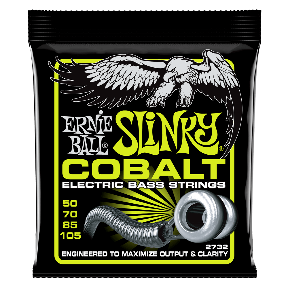 Ernie Ball 2732 струны для бас-гитары Cobalt Bass Regular Slinky (50-70-85-105)