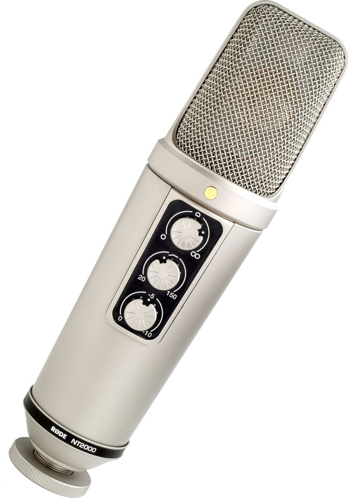 RODE NT2000 студийный конденсаторный микрофон с большой диафрагмой.