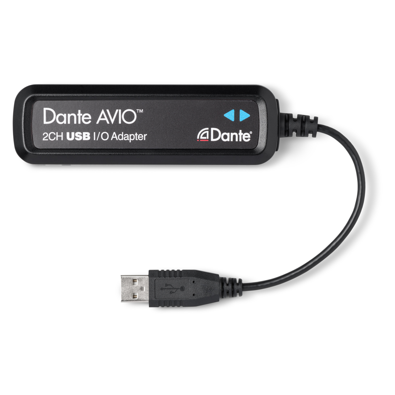Dante AVIO - USB 2x2 адаптер для подключения к аудиосети Dante, 2 вх./2 вых. канала, 