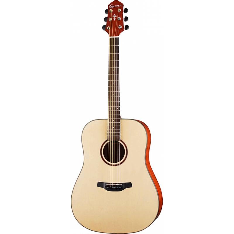 CRAFTER HD-250 - акустическая гитара, верхняя дека ель, корпус кр. дерево, цвет натуральный