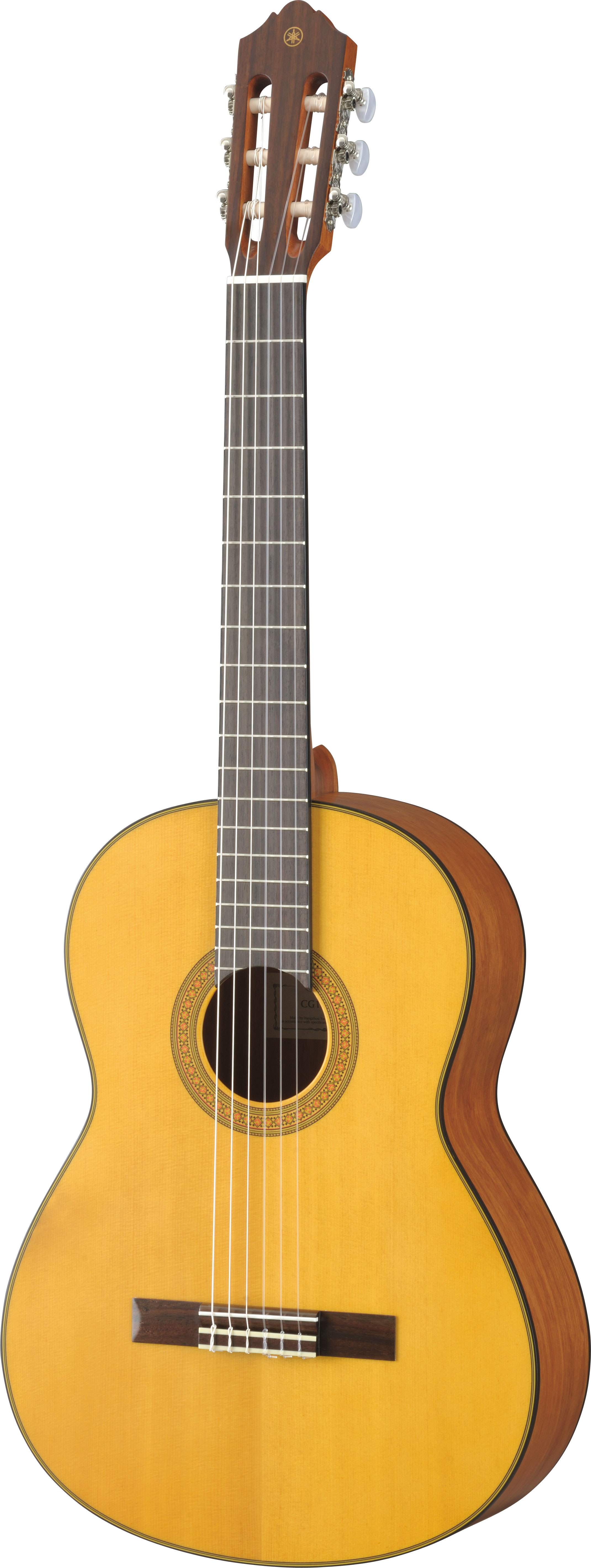 Yamaha CG122MS классическая гитара, дека ель, корпус нато, накладка палисандр, матовая отделка