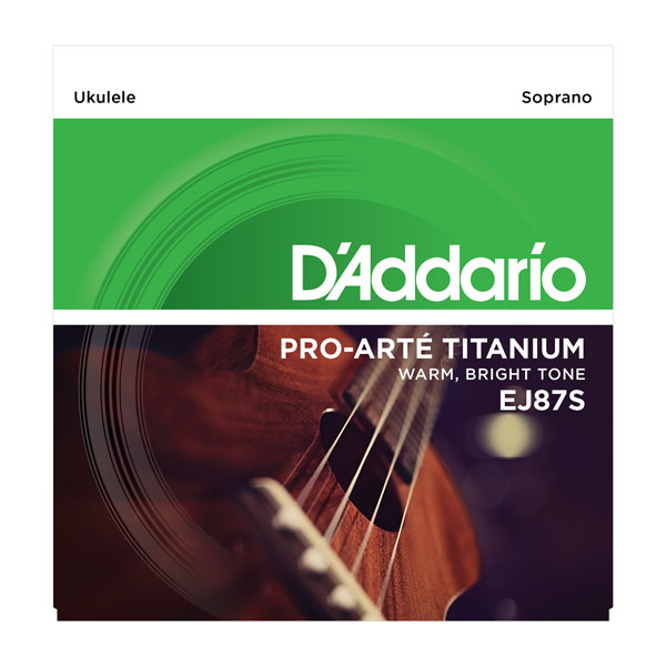 D'ADDARIO EJ87S струны для укулеле сопрано, серия Titanium