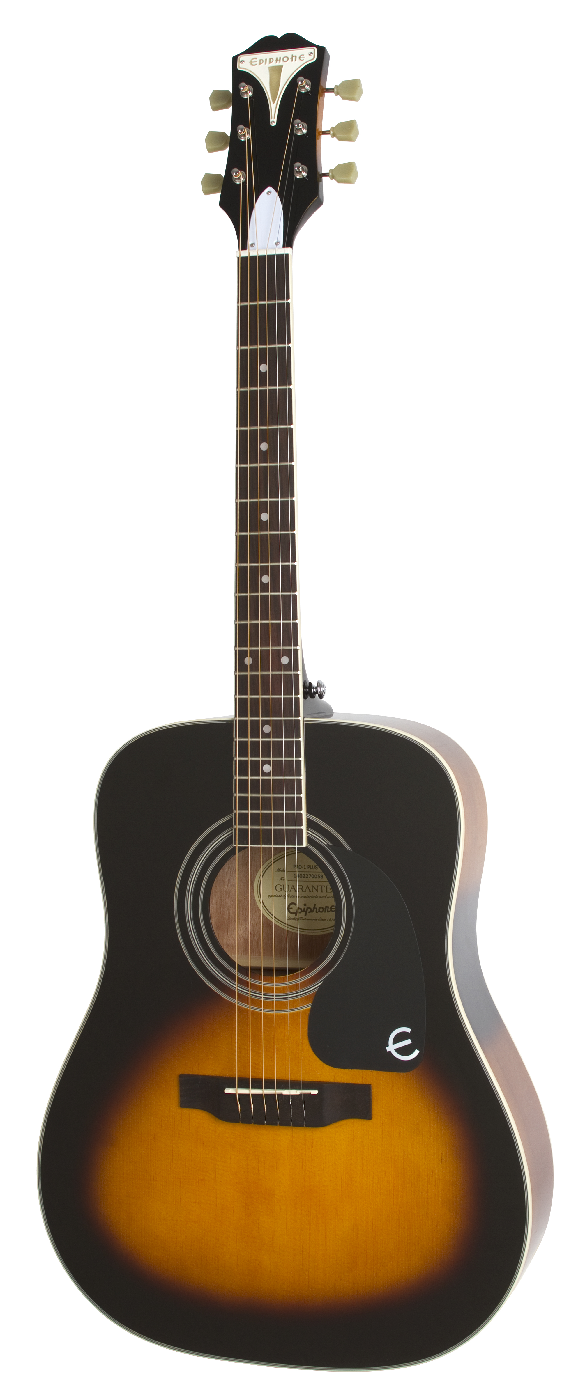 EPIPHONE PRO-1 PLUS Acoustic Vintage Sunburst акустическая гитара, санберст, верхняя дека-массив ели