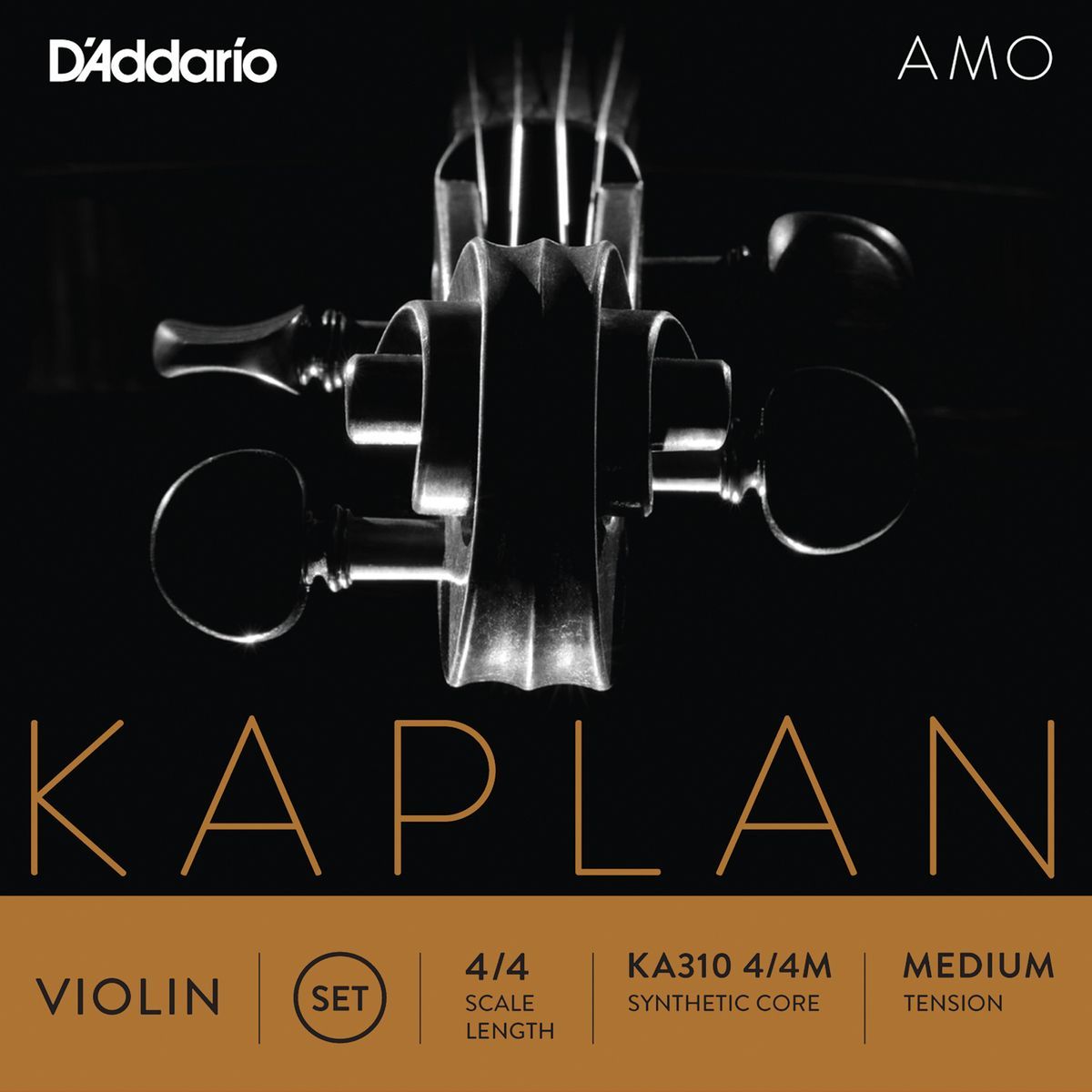 D'ADDARIO KA310 4/4M Комплект струн для скрипки 4/4 Kaplan Amo, Medium Tension