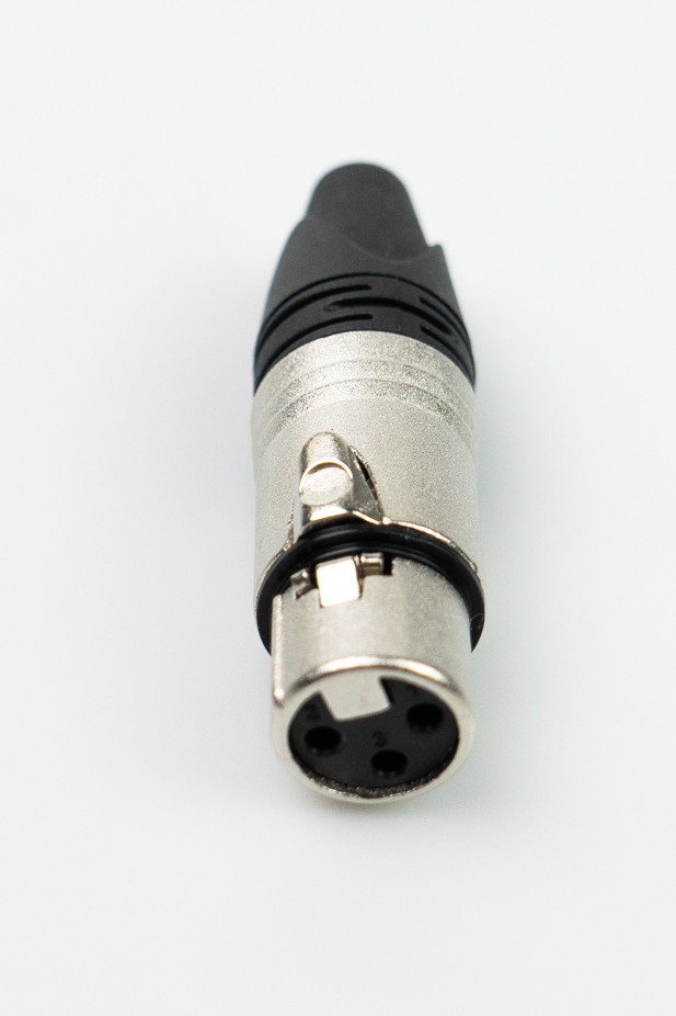 XSE XLR3F - Кабельный разъем XLR мама, цвет - никель. Для кабеля 4-7 мм