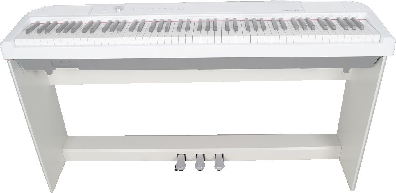 Stand for Beisite S-198 WH Pro Lite - Стойка с трёхпедальным блоком, цвет белый