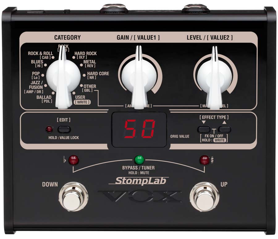 VOX STOMPLAB 1G - процессор эффектов для электрогитары