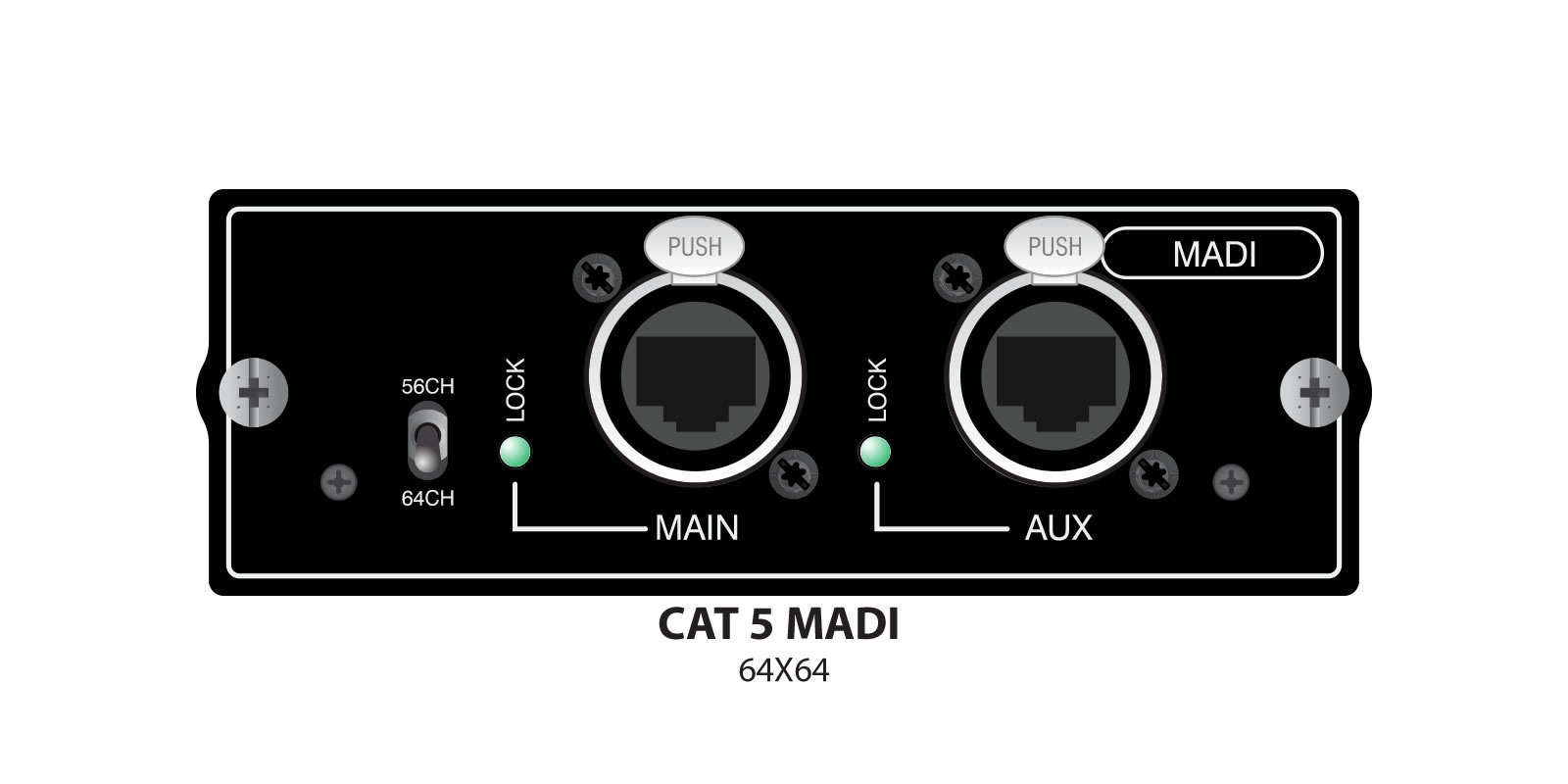 Soundcraft Si MADI option card - Cat5 - опциональная карта для серии Si, два порта MADI-интерфейс 