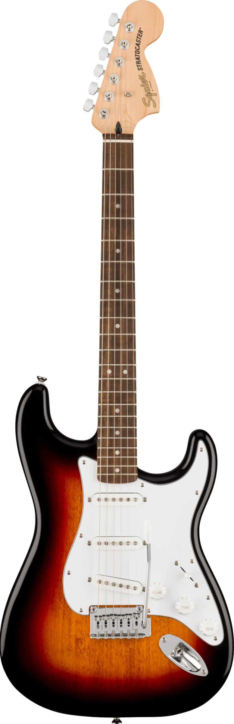 FENDER SQUIER Affinity 2021 Stratocaster LRL 3-Color Sunburst - электрогитара, цвет санберст