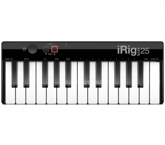 IK MULTIMEDIA iRig Keys 25 USB - MIDI-клавиатура для Mac и PC, 25 клавиш