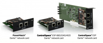 ControlSpace ESP Dante network card