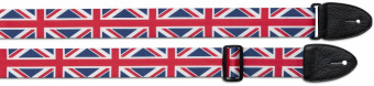 STAGG STE FLAG UK - гитарный ремень.Материал - терилен.Расцветка - Британский флаг.
