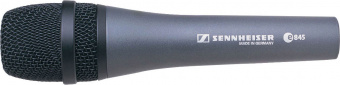 SENNHEISER E 845 микрофон вокальный, динамический, суперкардиоидный, 40 – 16000 Гц, 3,0 мВ/Па, 200 О