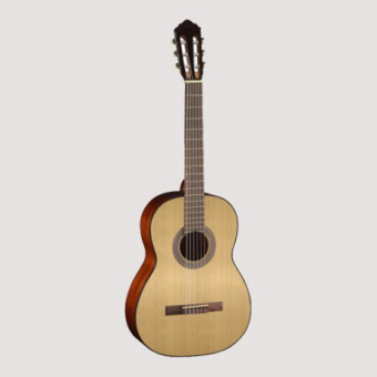 Cort AC100 NS классическая гитара, корпус из красного дерева с верхом из ели, гриф из красного дерев