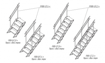Перила лестницы ПЛ1000 (1)