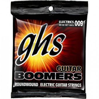 GHS Boomers GBCL - струны для электрогитары - никелир.сталь, кругл.обмотка; (9-11-16-26-36-46); 